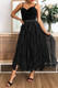 A Line Long Tulle Tiered Skirts-49149