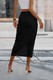 Solid Twist Wrap Assassin Fit Skirt-49123