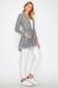Open Wool Cardigan With Belt String & Front Pocket-54042