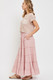 Cotton Gauze Tiered Maxi Skirt-47546