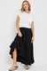Cotton Gauze Tiered Maxi Skirt-47545