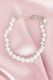 White Pearl Beaded Adjustable Bracelet-52280