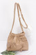 Faux Leather Multi Ribbon Bucket Chaincrossbodybag-50943