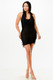 Hooded Bodycon Short Dress         -50227
