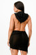 Hooded Bodycon Short Dress         -50227