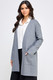 Basic Soft Long Line Open Front Sweater Cardigan         -46565 Basic Soft Long Line Open Front Sweater Cardigan         -46565