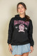 Graphic Kangaroo Pocket Drawstring Hoodie-45808