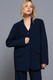 Long slv front button closure blazer      -45058