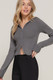 2-way zip closure sweater hoodie cardigan        -45046 2-way zip closure sweater hoodie cardigan        -45046