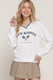 Long slv v-neck embroidered sweatshirt        -45043