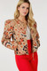 Zip Up Multi-print Jacket-44889