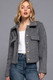 Long Slv Teddy Fleece Short Jacket           -44853