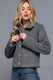 Long Slv Teddy Fleece Short Jacket           -44853