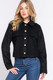 Long Slv Teddy Fleece Short Jacket           -44851