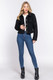 Long Slv Teddy Fleece Short Jacket           -44851
