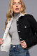 Button Closure Sherpa-lined Twill Jacket        -44847