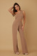 One Shoulder Strap Draped Layer W Rhinestone Sets-51928