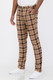 Mens Plaid Trouser Pants-45607
