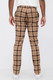 Mens Plaid Trouser Pants-45607