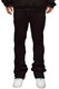 Men's Solid Stacked Flared Sweat Pants-45088