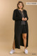 Open Front Long Body Cardigan-40464