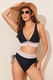 Two Pieces Elastic Wide Waist Band Knot Trimbikini-49342