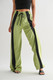 Color Block Wide Leg Lounge Pants-48400