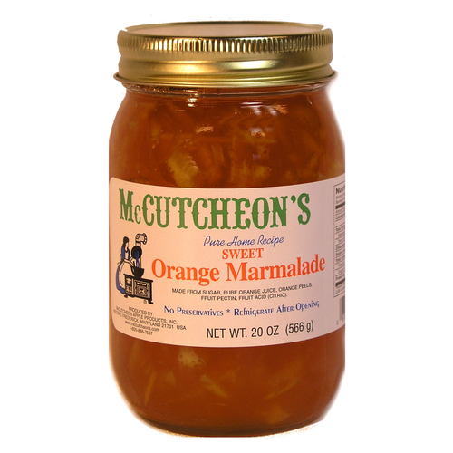 Jar of orange marmalade