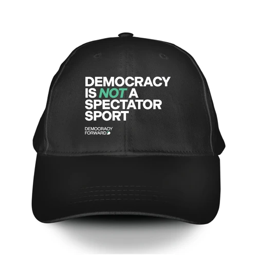 Spectator Sport - Text (Black Baseball Cap)