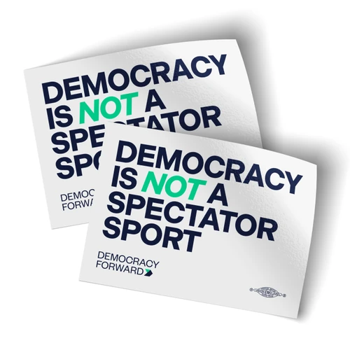 Spectator Sport - Text (4" x 3" Vinyl Sticker -- Pack of Two!)
