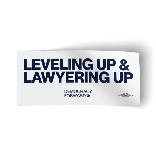 Leveling Up - Text (5" x 2.2" Vinyl Sticker -- Pack of Two!)