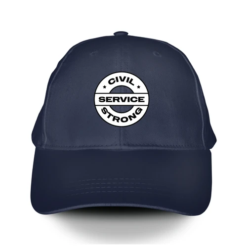 Civil Service Strong - White (Baseball Cap)