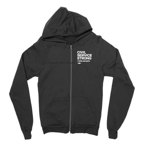 I Took An Oath (Black Zipper Hoodie)