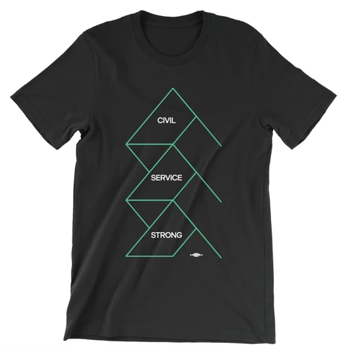 Civil Service Strong - Shapes (Unisex Tee)