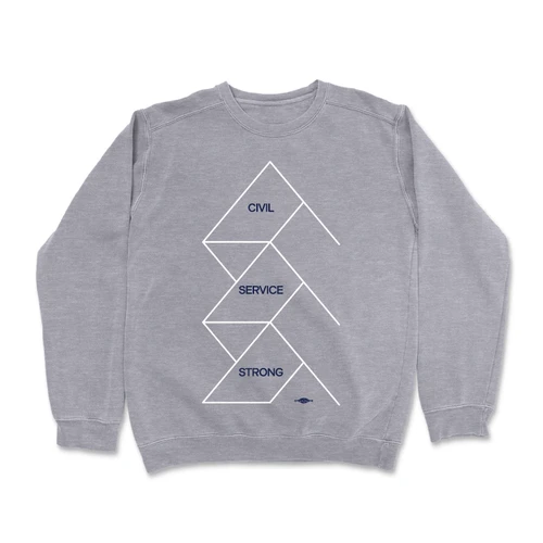 Civil Service Strong - Shapes (Crewneck Sweatshirt)
