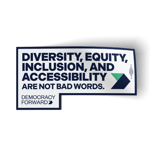 DEIA - Arrow (5" x 2.6" Vinyl Sticker -- Pack of Two!)