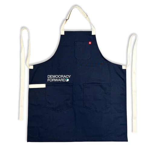 Limited-Edition Democracy Forward x Hedley & Bennett Embroidered Apron (Cape Cod Blue)