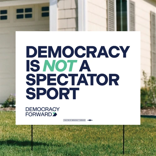 Spectator Sport - Text (24" x 18" Coroplast Yard Sign)