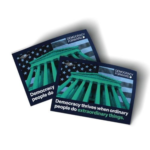 Extraordinary Things - SCOTUS Building (3.5" x 2.5" Vinyl Sticker -- Pack of Two!)