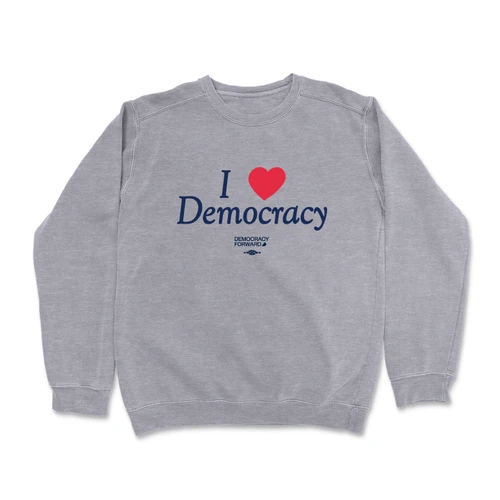I Heart Democracy (Crewneck Sweatshirt)