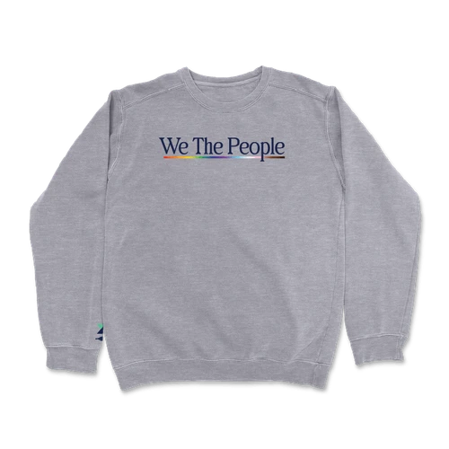 Pride-We The People (Dark Ash Crewneck Sweatshirt)
