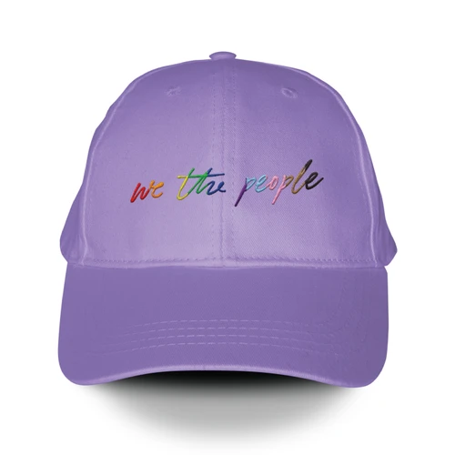 We The People (Embroidered Purple Hat)