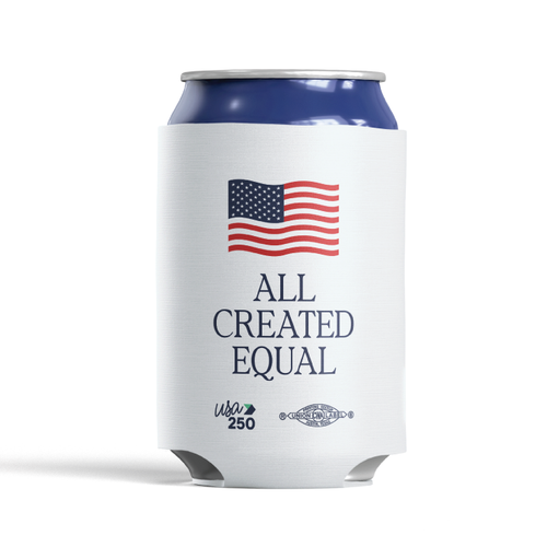 All Created Equal (White Can Cooler)