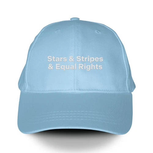 Equal Rights - Ampersand (Embroidered Baby Blue Hat)