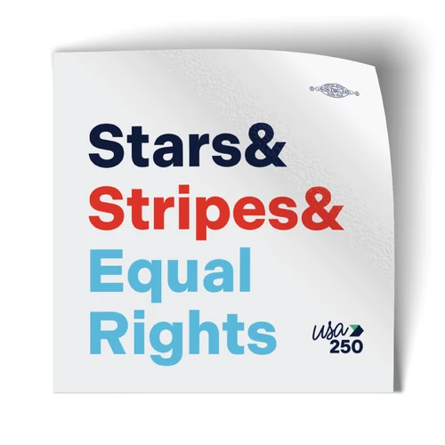 Equal Rights - Ampersand (4" x 4" Vinyl Sticker -- Pack of Two!)