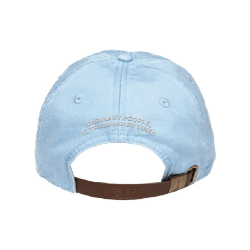 Democracy (Baby Blue Embroidered Baseball Cap)