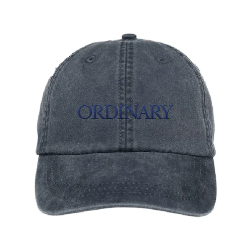 ORDINARY (Navy Embroidered Baseball Cap)