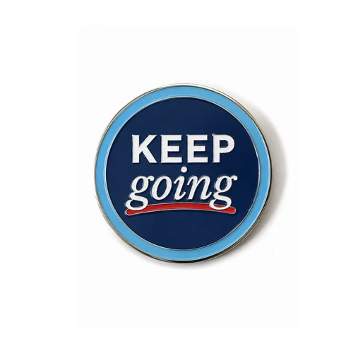 Keep Going  (Enamel Lapel Pin)