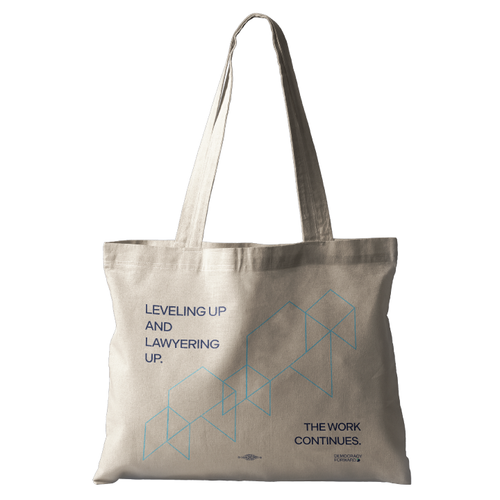 Leveling Up (Natural Canvas Tote)