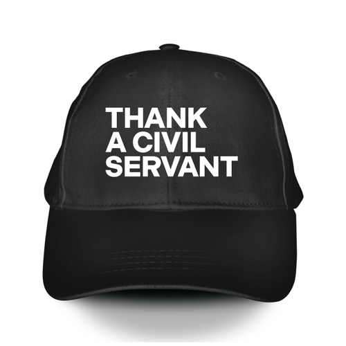 Thank A Civil Servant (Black Baseball Cap) Thank A Civil Servant (Black Baseball Cap)